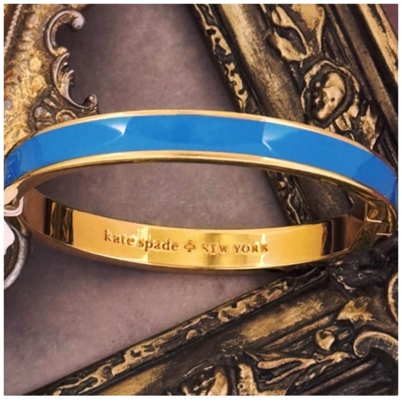 KATE SPADE • Head In The Clouds Enamel Bangle Bracelet - Picture 3 of 3